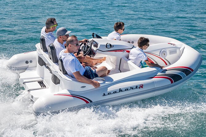 120 MINUTES Dubai Private Self-Drive SeaKart Jet Ski Boat Tour - What the $334.93 group price gets you