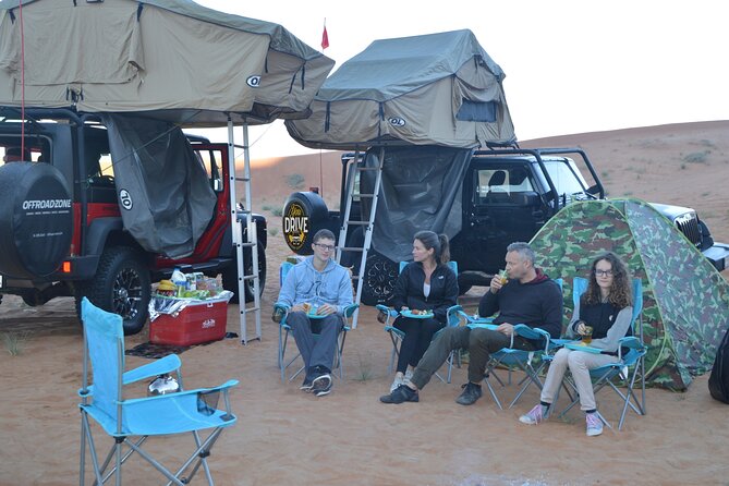 2-Day or 3-Day Self-Drive 4x4 Desert and Camping Adventure from Dubai - The first night is simple and memorable