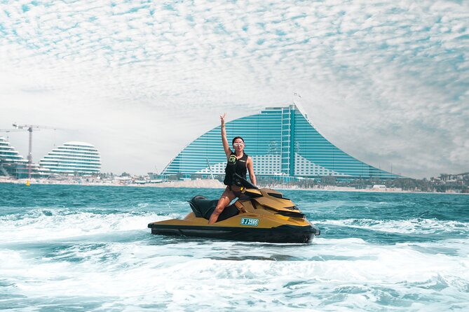 24 Karat Gold Jet Ski Adventure with Burj Khalifa View - What the gold jet ski adds