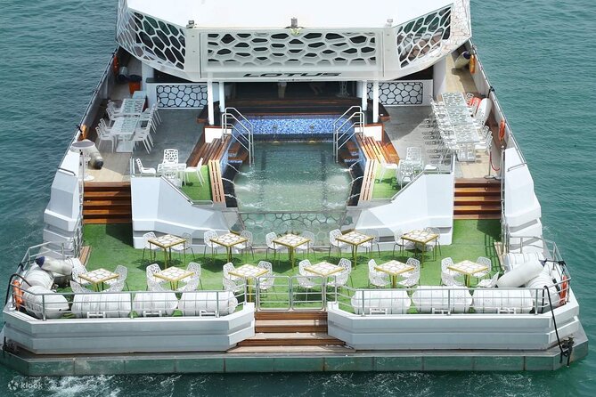 3-Hour Lotus Mega Yacht Dinner Cruise Dubai with Transfers - What the $99 price delivers