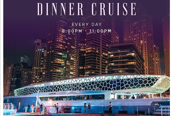 3-Hour Lotus Mega Yacht Dinner Cruise Dubai with Transfers - Practical details that affect your evening