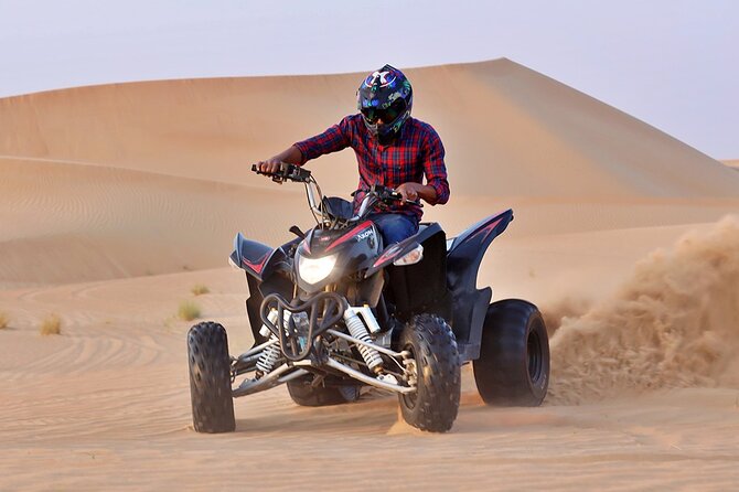 30 minutes Private Quad Bike Ride in Desert - The Al Faqa Desert Setting
