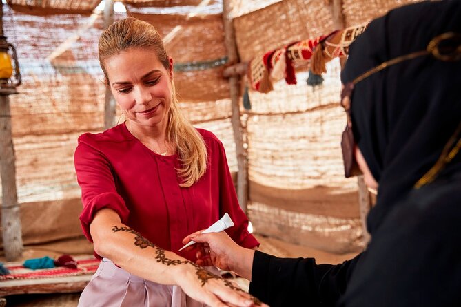 4x4 Desert Safari Abu Dhabi with BBQ Dinner - The Bedouin-style camp is busy by design