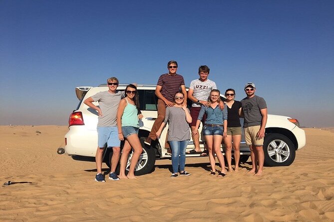 4x4 Desert Safari With Dinner and Private Pick up - From Dubai pickup to the red dunes of Lahbab