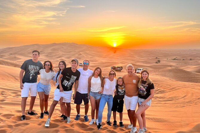 4X4 Dubai Desert Safari with BBQ dinner, Camels & Live Show - The camp changes the pace after sunset