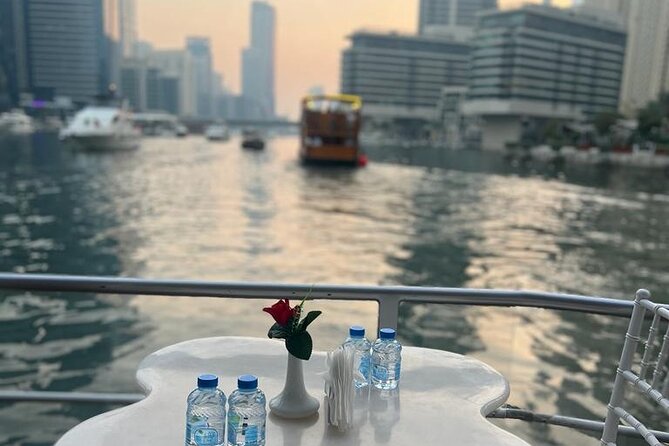 5 Star Luxury Catamaran Dinner Cruise in Dubai Marina - Outdoor seating, winter wind, and practical comfort