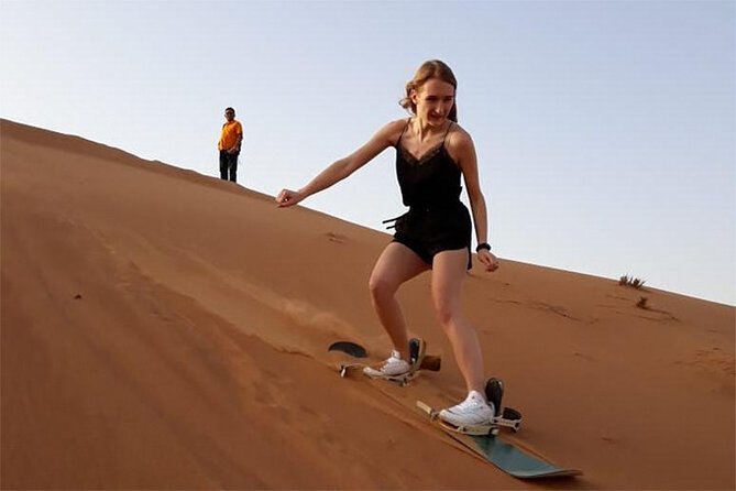 6-Hour Dubai Desert Dinner Safari with Dune Bashing & Camel Ride - BBQ dinner and live evening shows