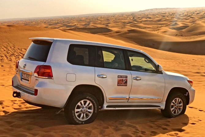 6 Hour Private Evening Desert Safari With BBQ Dinner - From Dubai pickup to the open Lahbab dunes