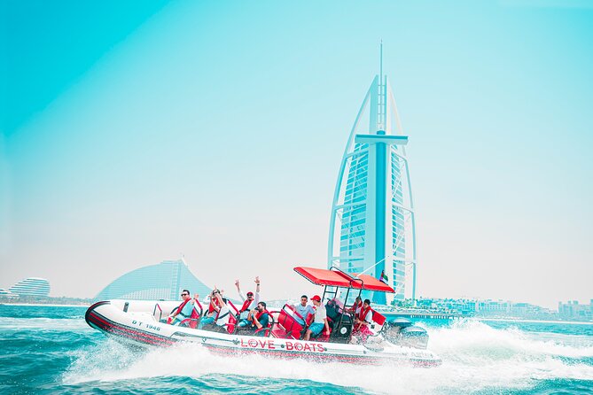 90 Mins Speedboat Tour Dubai Marina JBR Atlantis and Burj Al Arab - Leaving from Dubai Marina