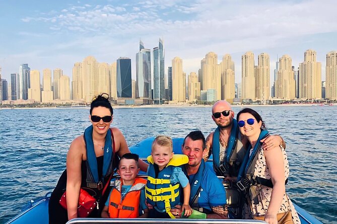 90 Minutes Speedboat Tour Dubai Marina, Burj Al Arab and Atlantis - Burj Al Arab from its best angle