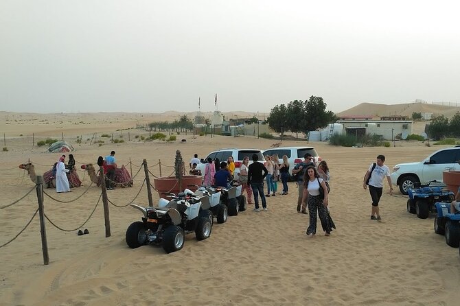 Abu Dhabi: 7-Hours Desert Safari with BBQ, Camel Ride & Sandboarding - Inside the Bedouin-style camp