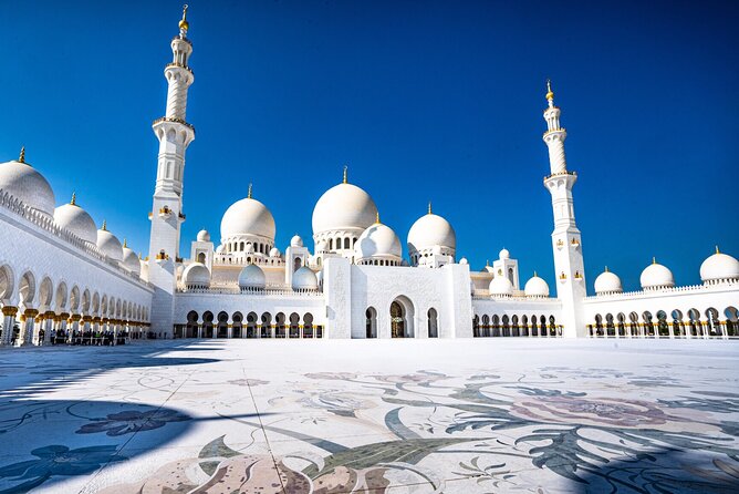 Abu Dhabi City Tour in 4x4 Private Vehicle, Dubai Pickup Option - Emirates Palace is a grand exterior stop