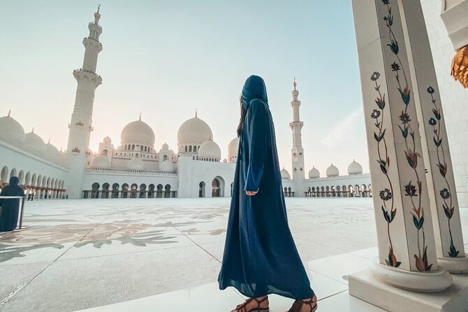 Abu Dhabi City Tour In a 4x4 Vehicle From Dubai - The Grand Mosque gives the day its purpose
