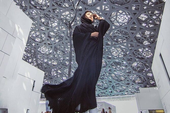 Abu Dhabi City Tour of Grand Mosque, Palace, Louvre, and Ferrari - Louvre Abu Dhabi adds art and architecture