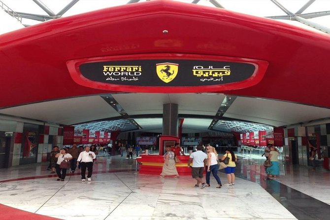 Abu Dhabi City Tour with Ferrari world Full Day - Three hours at Ferrari World on Yas Island