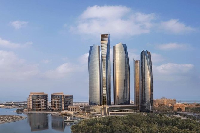 Abu Dhabi City Tour with Grand Mosque Including Transfers - Presidential palace and Etihad Towers from the road