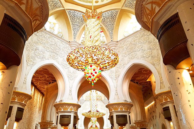 Abu Dhabi City Tour with Louvre Museum from Dubai Small Group - Emirates Palace And The Al Bateen Drive