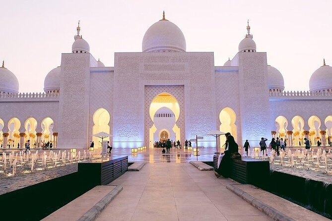 Abu Dhabi City Tour with Private Car - Etihad Towers frames the modern city