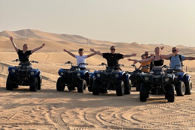Abu Dhabi Desert Safari Tour with Shows & Buffet Dinner - Belly dancing, tanoura, and fire performance