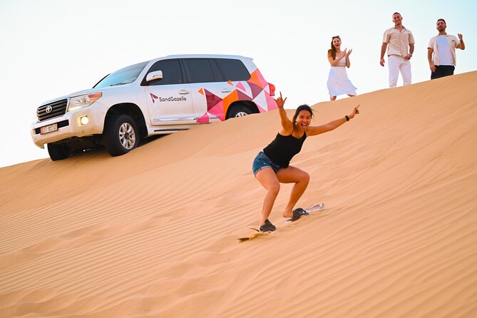 Abu Dhabi Evening Desert Safari - Private car Dune bashing & BBQ - Who will enjoy this Abu Dhabi safari most
