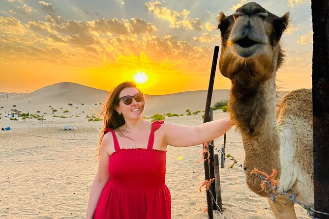 Abu Dhabi: Evening Desert Safari with Camel Ride, BBQ & Live Show - From Abu Dhabi to the Al Khatim Desert