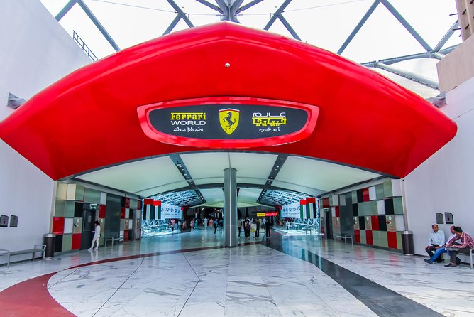 Abu Dhabi Full-Day City Sightseeing Tour from Dubai - Saadiyat Island and Louvre Abu Dhabi are seen from the road