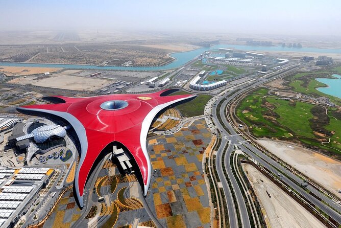 Abu Dhabi Guided City Tour With Ferrari World Tickets From Dubai - Capital Gate and Abu Dhabi’s modern city center
