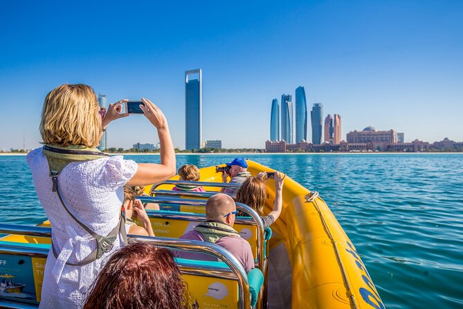 Abu Dhabi Guided Sightseeing Boat Tours - Emirates Palace, the grand finale
