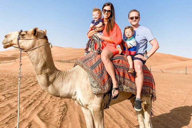Abu Dhabi - Kids Friendly Morning Desert Safari - Sandboarding on the dunes
