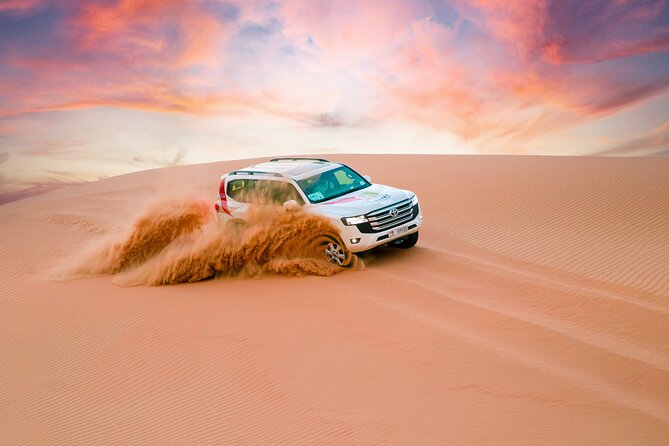 Abu Dhabi Morning Desert Safari: 4x4 Dune Bashing, Camel Ride and Sandboarding - Al Khatim Desert and the first 4x4 run