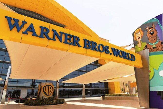 Abu Dhabi Mosque and Entry ticket to Warner Bros from Dubai - What the Warner Bros. World ticket includes