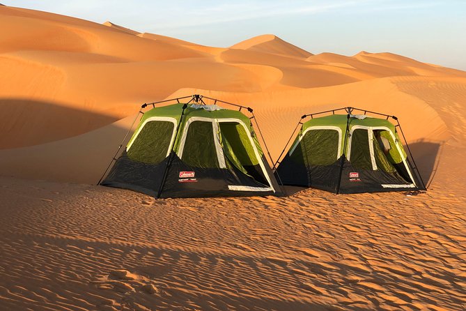 Abu Dhabi Private Desert Camping With BBQ Dinner - The drive toward the dunes