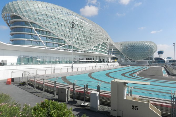 Abu Dhabi Sheikh Zayed Mosque tour Ferrari world outside visit - Ferrari World works as a quick Abu Dhabi photo stop