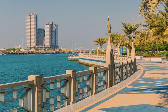 Abu Dhabi Sightseeing City Tour including Grand Mosque - Emirates Palace, grand interiors without full hotel access
