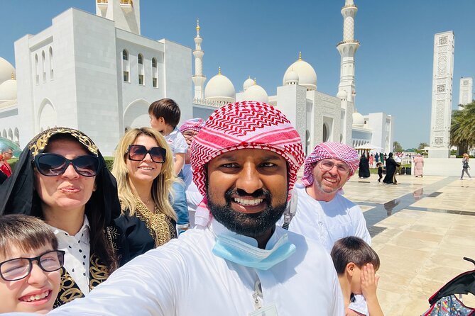 Abu Dhabi Tour Grand Mosque Emirates Palace Heritage Village - Ferrari World is also exterior only