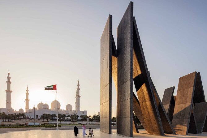 Abu Dhabi Tour with Sheikh Zayed Grand Mosque & BAPS Hindu Mandir - Emirates Palace and Etihad Towers show Abu Dhabi’s grand scale