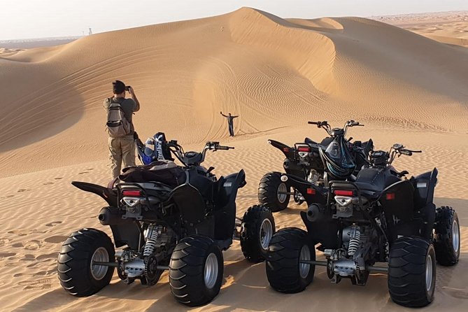 Adventure quad bike tour ( 2 hour private quad biking to deep desert ) - A private ride instead of a shared convoy