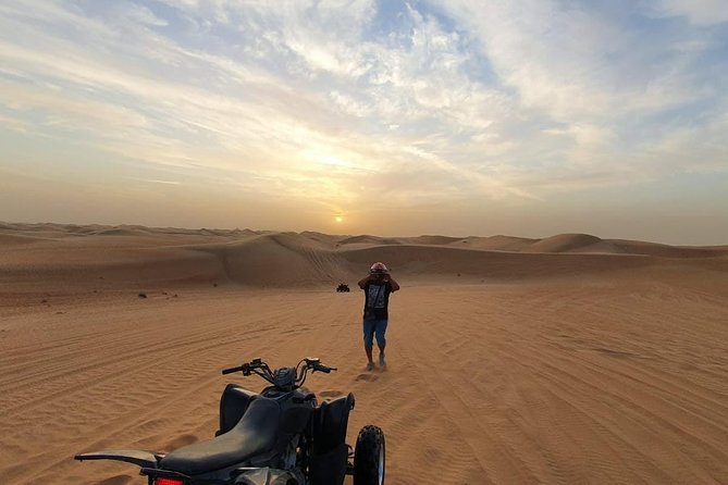 Adventure quad bike tour ( 2 hour private quad biking to deep desert ) - Sunrise and sunset departures