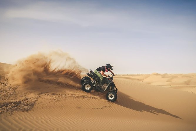 Adventure quad bike tour ( 2 hour private quad biking to deep desert ) - Who should book this ride?
