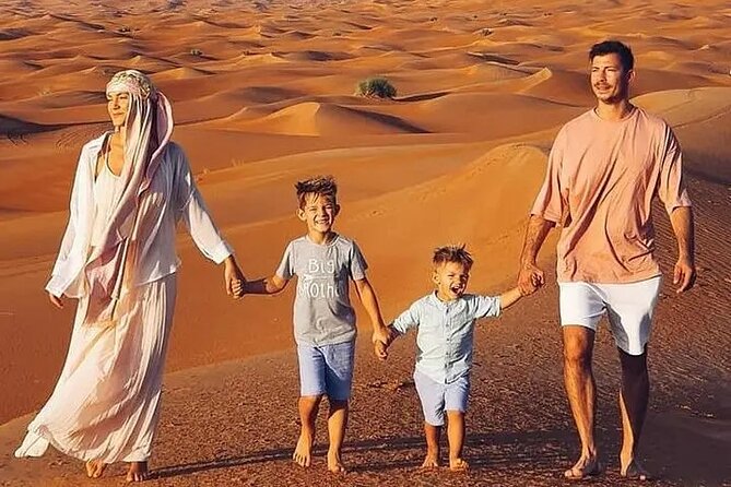 Adventurous Red Dune Desert Safari Deal with Quad Bike,Shows &BBQ - The camp dinner and eight-show program