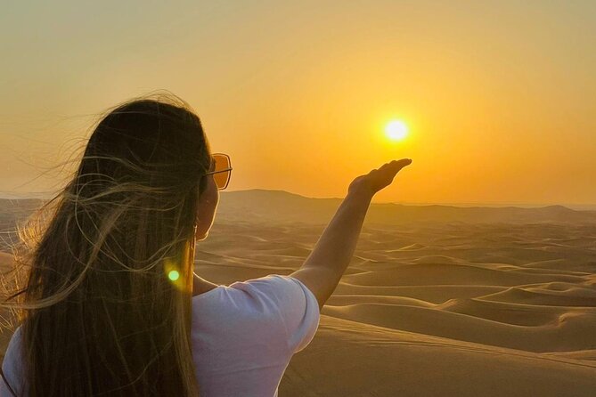 Afternoon Dune Drive Safari with SunSet Photo & Sand Boarding - Al Badayer: a practical pause before the rough stuff