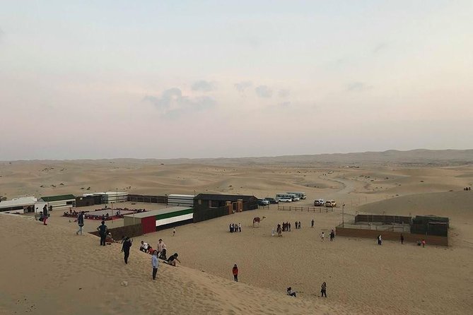 Al Ain Desert Safari with Buffet Dinner - Falcon photos and a traditional camp setting