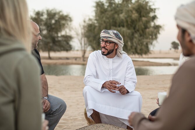 Al Marmoom Oasis Luxury Tent with Bedouin Dinner - A desert evening with more than dune driving