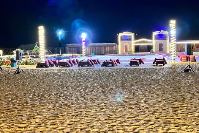 Arabian Desert Safari Abu Dhabi: 6Hour Tour with BBQ & Live Shows - Arriving at the Bedouin-style camp