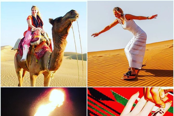 Arabian Desert Safari with BBQ Dinner Camel Ride, Sand Boarding - BBQ dinner: useful, included, but not the tour’s strongest point