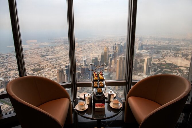 At the top burj khalifa dubai ticket with cafe treat - Reaching Dubai’s highest public lounge