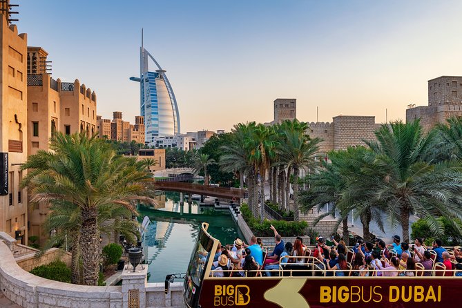 Big Bus Dubai and Abu Dhabi Twin City Ticket: Hop-On Hop-Off Tours - Start in Dubai, where old creek life meets supertall towers