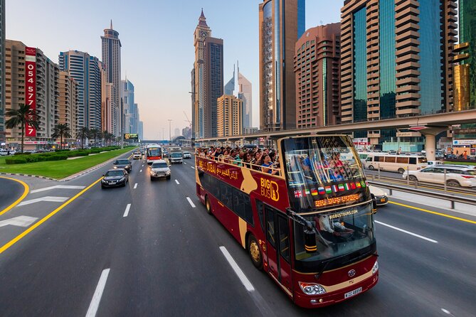 Big Bus Dubai Hop-On, Hop-Off Sightseeing Tour by Open-Top Bus - Dubai Marina, JBR, and the modern route