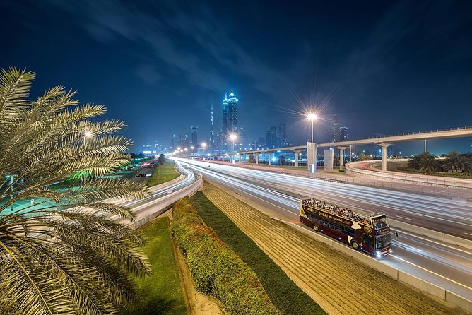 Big Bus Dubai Open Top Night Tour - Starting at Dubai Mall in Downtown
