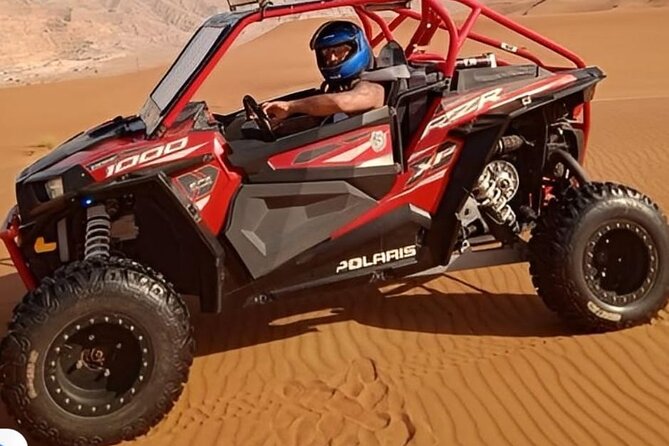 Buggy Ride in Red Dunes With Pick-up and Drop-up - The buggy ride across the high dunes